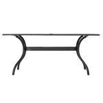 Cayman Black Sand Cast Aluminum Patio Table