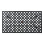 Cayman Black Sand Cast Aluminum Patio Table