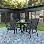 Brazos 5-Piece Outdoor Patio Dining Set