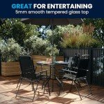 Nantucket 6-Piece Outdoor Dining Set with Umbrella