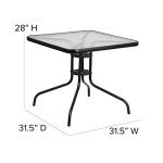 Brazos 5-Piece Outdoor Patio Dining Set
