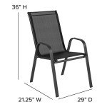 Brazos 5-Piece Outdoor Patio Dining Set