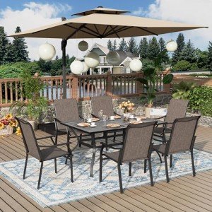 7-Piece Outdoor Dining Set for 6 People