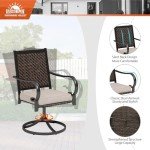 9-Piece Wicker Patio Dining Set for 8