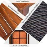 4-Piece Outdoor Patio Dining Set with Umbrella Hole