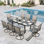 Sophia & William 9-Piece Outdoor Dining Set
