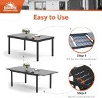 9-Piece Wicker Patio Dining Set for 8