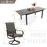 Sophia & William 9-Piece Outdoor Dining Set