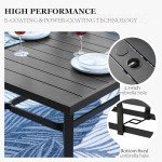 9-Piece Outdoor Dining Set with 8 Chairs