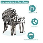 9-Piece Outdoor Patio Dining Set with Umbrella Hole