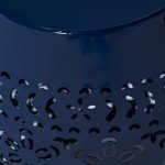 Ruby Outdoor Dark Blue Iron Side Table 12