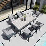 7-Piece All-Weather Patio Dining Set for 6