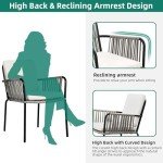 YITAHOME Set of 4 All-Weather Dining Chairs