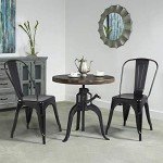 Yaheetech Set of 4 Stackable Patio Chairs