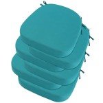 Set of 6 Thick Waterproof Outdoor Chair Cushions
