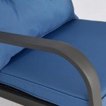 3-Piece Outdoor Rocking Chair Bistro Set