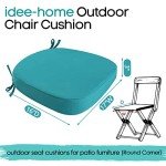 Set of 6 Thick Waterproof Outdoor Chair Cushions