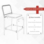 Sundale Outdoor Wicker Bar Stool Set of 4