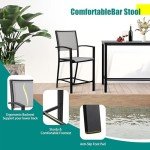 5-Piece Vongrasig Patio High Bar Set