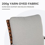 5-Piece Swivel Patio Bar Set with Fire Pit