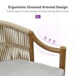 Purple Leaf Outdoor Bar Stool Set of 2