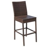 Sundale 30" Outdoor Wicker Bar Stool Set of 2