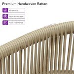 Purple Leaf Outdoor Bar Stool Set of 2