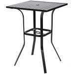 Patiomore Outdoor Bar Table with Umbrella Hole