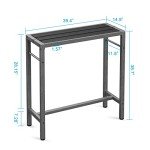 Mr IRONSTONE 39'' Waterproof Outdoor Bar Table