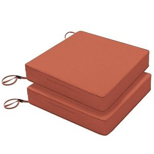 Spice Waterproof Patio Chair Cushions - Set of 2