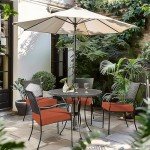 Spice Waterproof Patio Chair Cushions - Set of 2