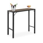 39” Outdoor Bar Table for Patio or Garden