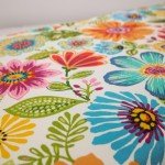 Bright Floral Reversible Chair Pads - 2 Pack