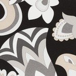 Floral Square Corner Chair Cushion with Ties