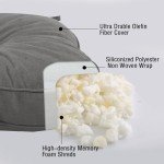 2-Pack Waterproof Outdoor Chair Cushions, 19"x19