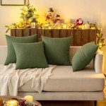 MIULEE Christmas Outdoor Throw Pillow Covers - 4 Pack