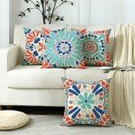 Set of 4 Waterproof 18x18 Outdoor Pillow Covers