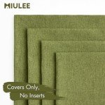 MIULEE Christmas Outdoor Throw Pillow Covers - 4 Pack