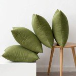 MIULEE Christmas Outdoor Throw Pillow Covers - 4 Pack