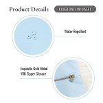 Hofdeco 20"x20" Coastal Baby Blue Pillow Cover