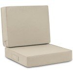 Favoyard Waterproof Deep Seat Patio Cushion Set