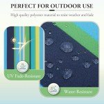 Wellsin Waterproof Outdoor Chair Cushions Set of 4