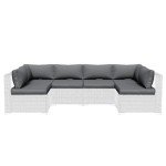 Grey Outdoor Cushions for Patio Furniture Set