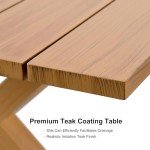 11-Piece Purple Leaf Wicker Patio Dining Set