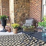 SAND MINE Reversible Outdoor Plastic Straw Mat 5' x 8