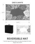 Tropical Reversible Outdoor Rug 8x10 for Patio
