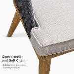 11-Piece Purple Leaf Wicker Patio Dining Set