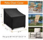 Waterproof Outdoor Chair Covers - 2 Pack