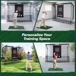 Haokelball Golf Practice Net with Target Cloth