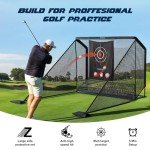 Heavy-Duty Golf Net for Backyard Swing Practice